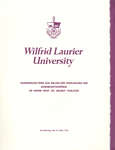 Wilfrid Laurier University special convocation ceremony, March 1, 1974