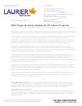 64-2013 : BMO Financial Group donates $1.25 million to Laurier