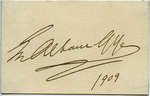 Autograph card - Emma Albani Gye