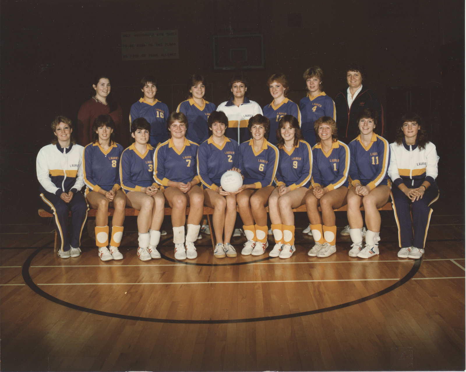 Wilfrid Laurier University women's volleyball team, 1983-84: Laurier