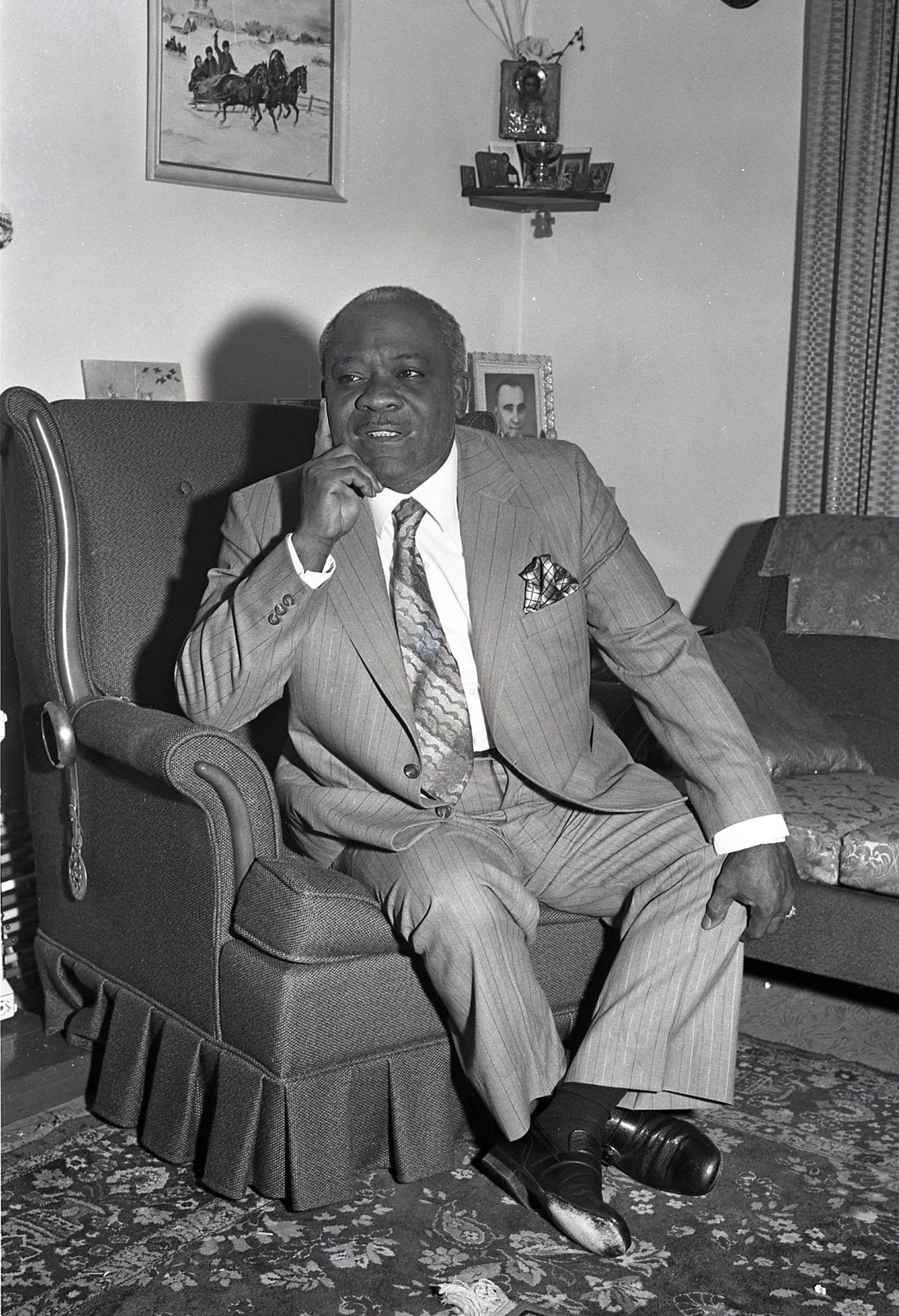 Dr. Monestime was the first black mayor elected in Canadian history. Courtesy the West Nipissing Public Library.