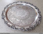 Silver Platter Presented to Thomas Featherston