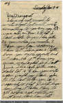 Letter, John "Jack" Chapple Tate to Margaret Tate, 9 November 1941