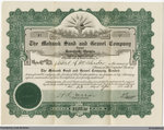 Mohawk Sand and Gravel Company Stock Certificate, 1923