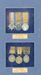 Framed medals of G. Stremble & George Wooster