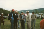 Participants at the Seniors Picnic, Old Mackey's Park c.1985