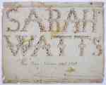 Birth note: Sarah Watts- 1798