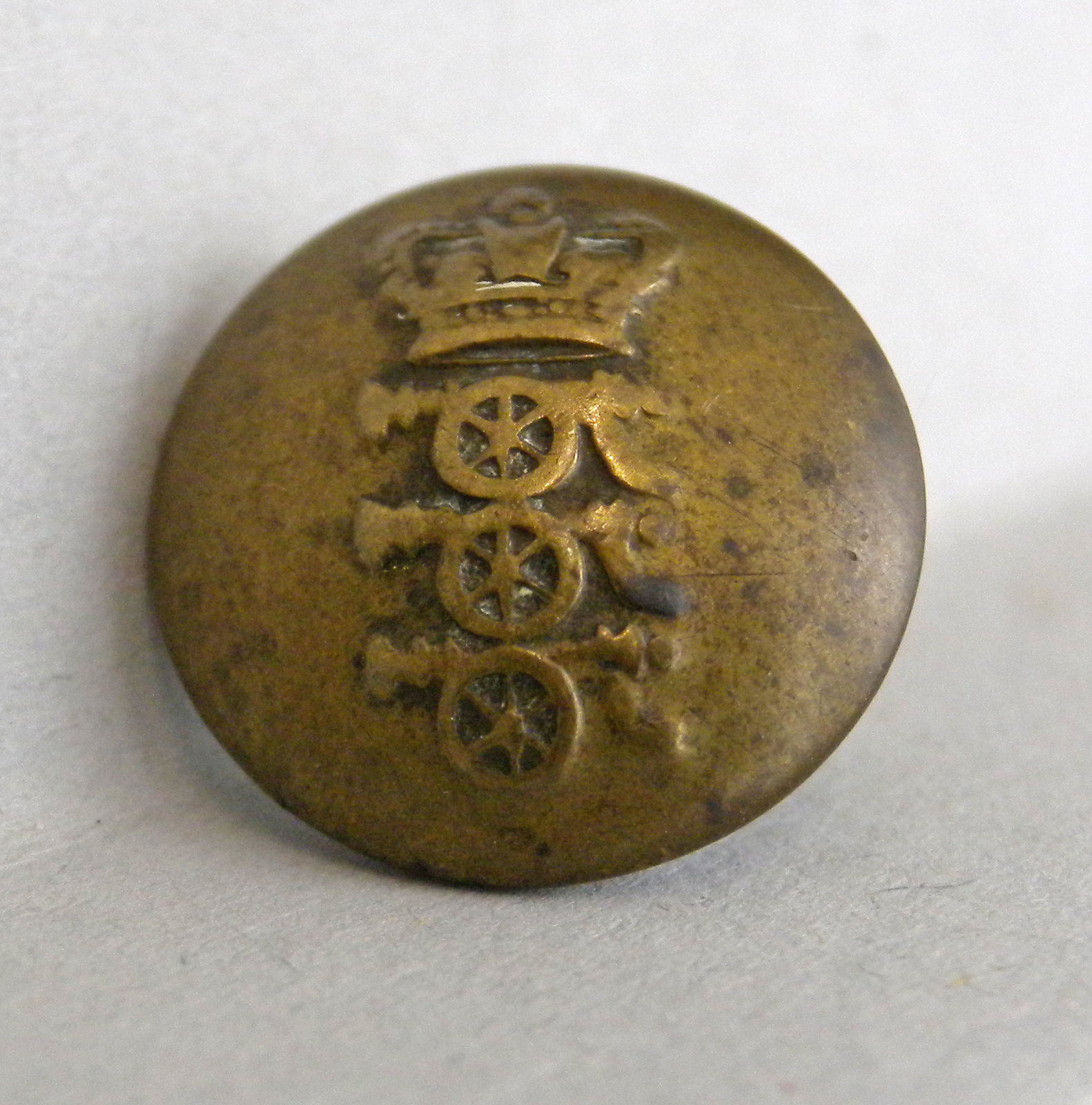 Royal Artillery Button 18121814 1812 History