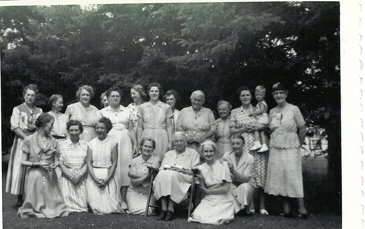 The Women's Auxiliary of the Church of the Redeemer in Rosseau, in the 1950s. Courtesy the Rosseau Historical Society.