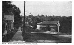 Main street of Rosseau (old Parry Sound Road / HWY 141) - Postcard - RV0031