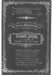 Jackson (Mays), Elizabeth - Death notice, Nov 13, 1890 - RP0520