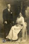 Wedding Portrait of John Wesley Hodge and Margaret F.G. Anderson