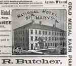 Woodcut of National Hotel