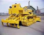 Crawler Tractor Equipped with Scarifiers