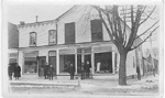 Allen's Hardward -- Exterior, with 7 people in front