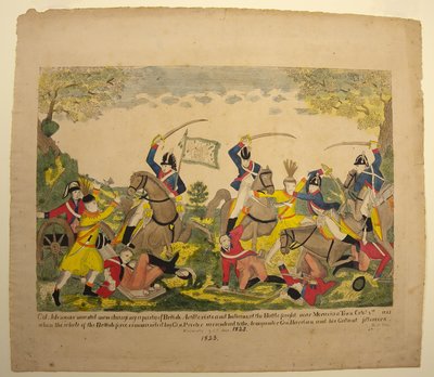 Col. Johnson's Mounted Men Charging a Party of British Artillerists. By Dr. Gabriel F. S. Miesse