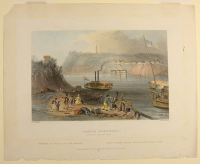 Brock's Monument (From the American Side). By Charles Richardson