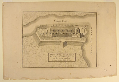 A View of Niagara Fort By Sir William Johnson