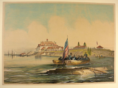 American Fort, Niagara River. By John Richard Coke Smyth