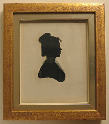 Silhouette of Anna Harrison