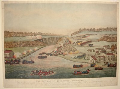 The Battle of Queenston Heights October 13th 1813. By Thomas Sutherland