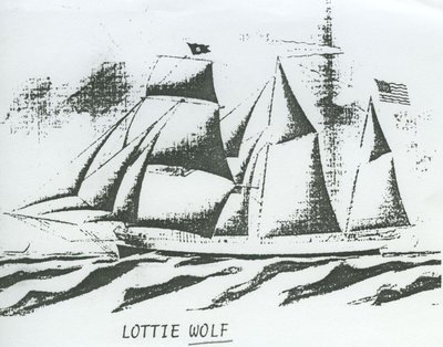 WOLF, LOTTIE (1866, Barkentine)