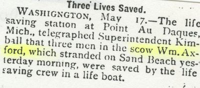 AXFORD, WILLIAM L. (1870, Scow Schooner)