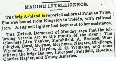 ASHLAND (1844, Brig)