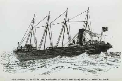 CORSICA (1888, Bulk Freighter)