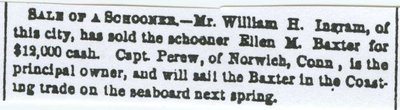 BAXTER, ELLEN (1861, Schooner)