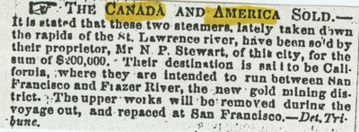 CANADA (1854, Steamer)