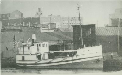 WHITE SWAN (1922, Steambarge)