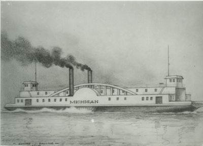 MICHIGAN (1873, Car Ferry (Rail Ferry))