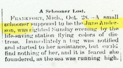 ANDERSON, JANE (1878, Schooner)
