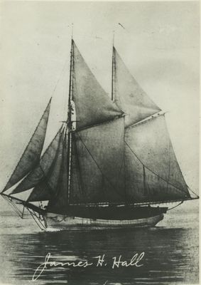 HALL, JAMES H. (1885, Schooner)