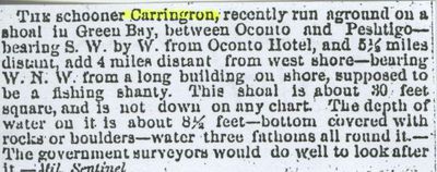 CARRINGTON (1853, Schooner)