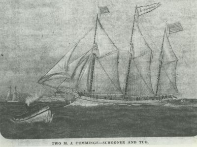 CUMMINGS, M.J. (1874, Schooner)