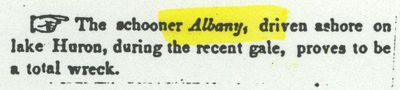 ALBANY (1841, Schooner)