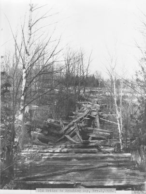 Old Foot Bridge to Breaking Gap, Thunder Bay River