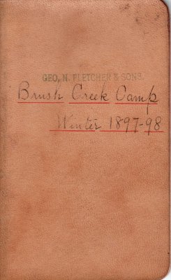 Brush Creek Lumber Camp Account Ledger, 1897-1898