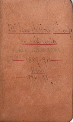 McLaughlin Lumber Camp Account Ledger, 1889-1891