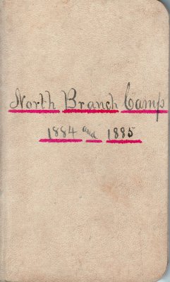 North Branch Lumber Camp Account Ledger, 1884-1885