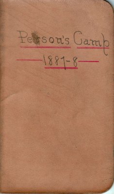 Person Lumber Camp Account Ledger, 1887-1888