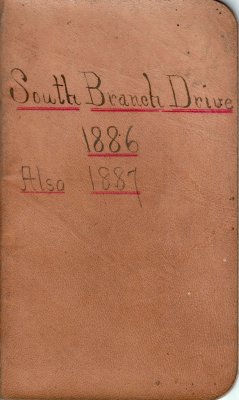 South Branch Drive Lumber Camp Account Ledger, 1886-1887