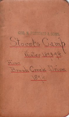 Stovel Lumber Camp Account Ledger, 1893, & Brush Creek Drive Lumber Camp Account Ledger, 1894