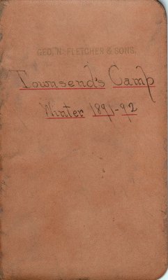 Townsend Lumber Camp Account Ledger, 1891-1892