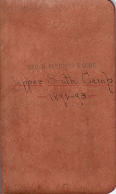 Upper South Lumber Camp Account Ledger, 1892-1893