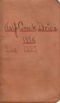 Wolf Creek Drive Lumber Camp Account Ledger, 1886-1887