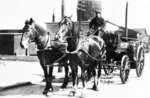 Alpena Fire Department Wagon and Horse Team
