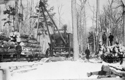 Fletcher Lumber Camp Log Loader